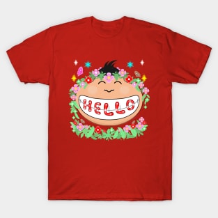 Smile hello with flowers T-Shirt